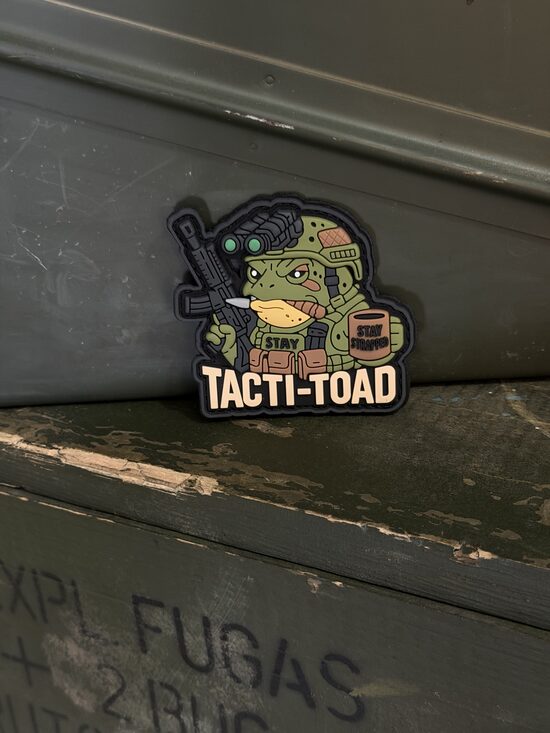 ПВХ патч "Тактична жаба"