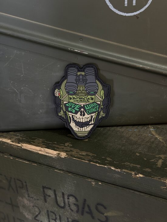 ПВХ патч "тактичний скелет"