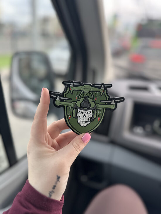 ПВХ патч "DRONE WARS"