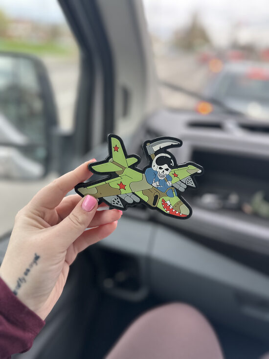 ПВХ патч "Літак"